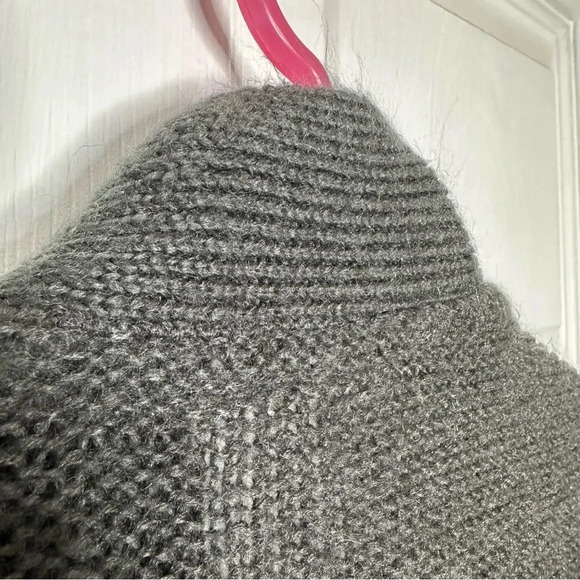 Suzy Shier Cardigan Open Front Grey Size Medium - Picture 16 of 16
